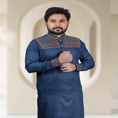 নেভী ব্লু কালার পাঞ্জাবী