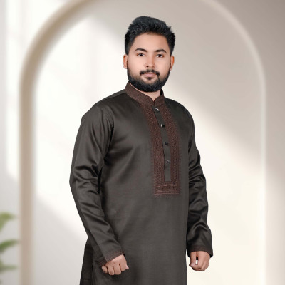 ডার্ক কফি কালার পাঞ্জাবী