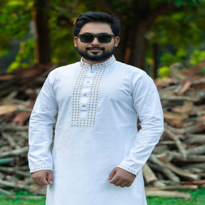 সাদা কালার পাঞ্জাবী