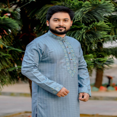 এ্যাশ কালার পাঞ্জাবী