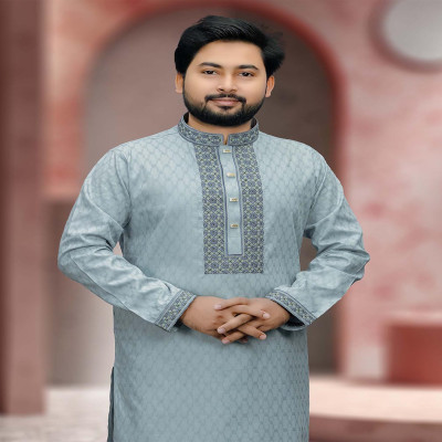 এ্যাশ কালার পাঞ্জাবী