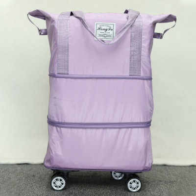 লাইট পার্পেল কালার ট্রলি ব্যাগ