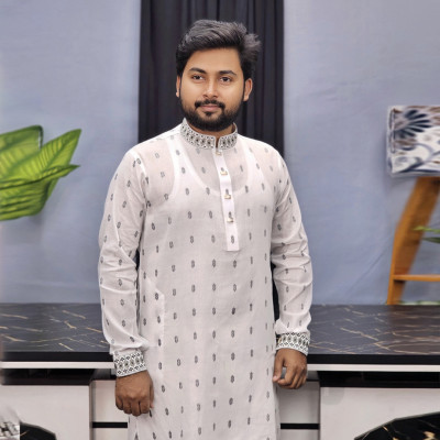 এ্যাশ কালার পাঞ্জাবী