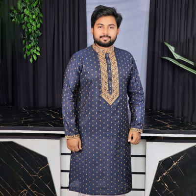 নেভী-ব্লু কালার পাঞ্জাবী