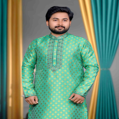 পেষ্ট কালার কাতান পাঞ্জাবী