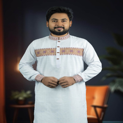 সাদা কালার পাঞ্জাবী