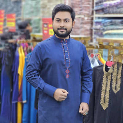 নেভী ব্লু কালার পাঞ্জাবী