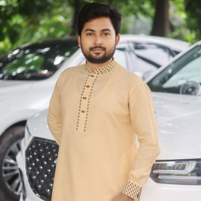 ক্রিম কালার পাঞ্জাবী