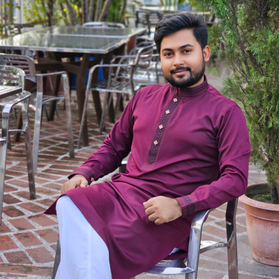 ডার্ক পার্পেল কালার পাঞ্জাবী